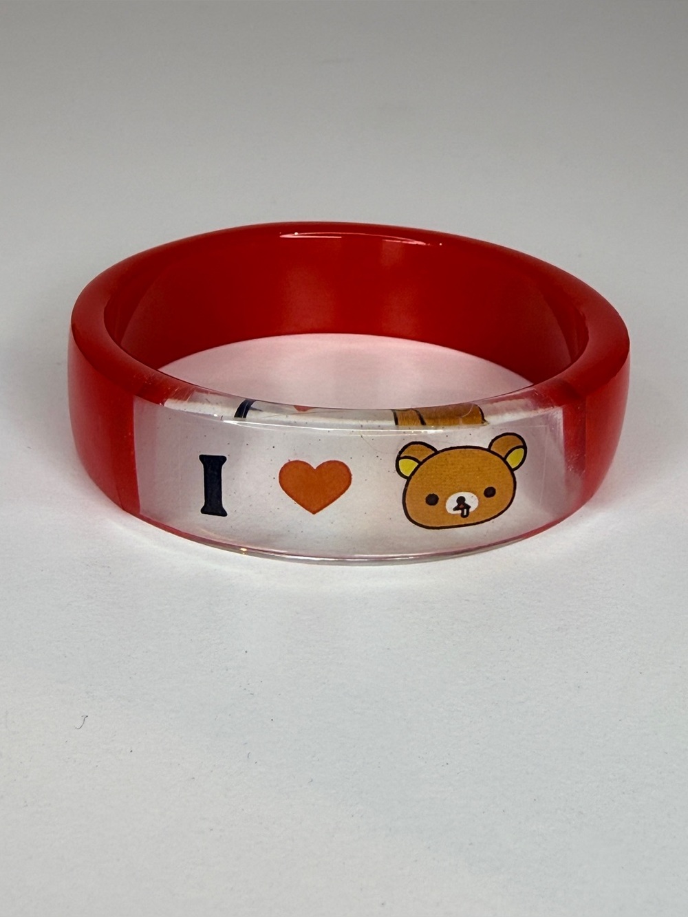 I love Rilakkuma red bangle